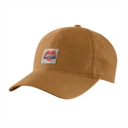 
                  CARHARTT Czapka z sercem Canvas Cap brązowa 107401.BRN.S000